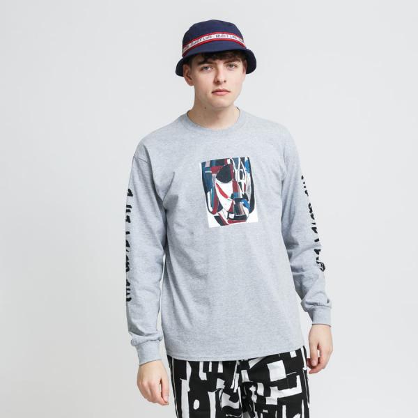 The Quiet Life Ekta Longsleeve melange šedé