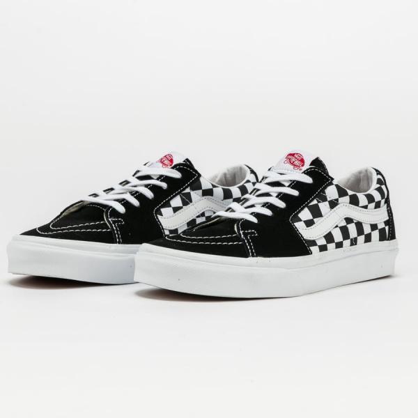Vans Sk8-Low (canvas / suede) blkchckrbrd