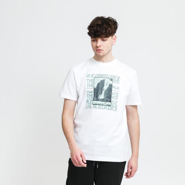 Tričko s krátkým rukávem The North Face M Warped Graphic Tee bílé