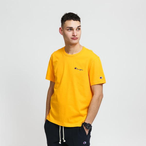 Tričko s krátkým rukávem Champion Crewneck T-Shirt Yellow