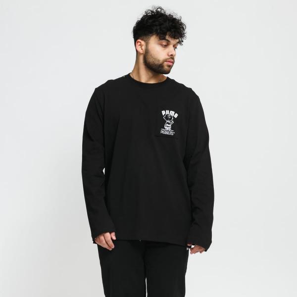 Puma X Peanuts LS Tee Black