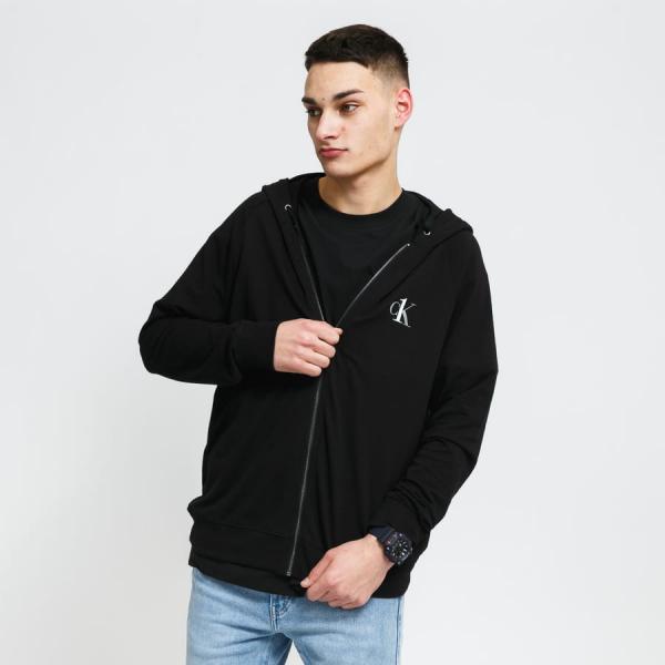 Mikina Calvin Klein CK ONE Full Zip Hoodie C/O černá