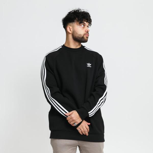 adidas Originals 3-Stripes Crew Black