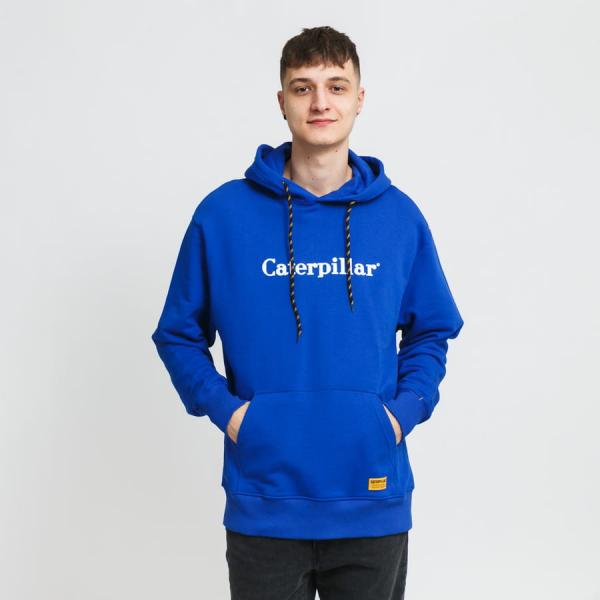 Mikina CATERPILLAR Classic Logo Hoodie modrá