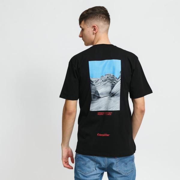 Tričko s krátkým rukávem CATERPILLAR CAT Workwear Vintage Tee 2 černé