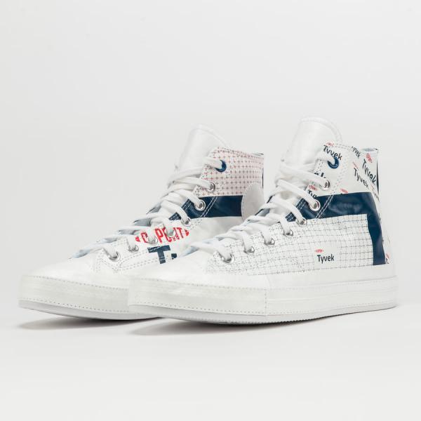 Converse Chuck 70 Hi white / princess blue / fiery red