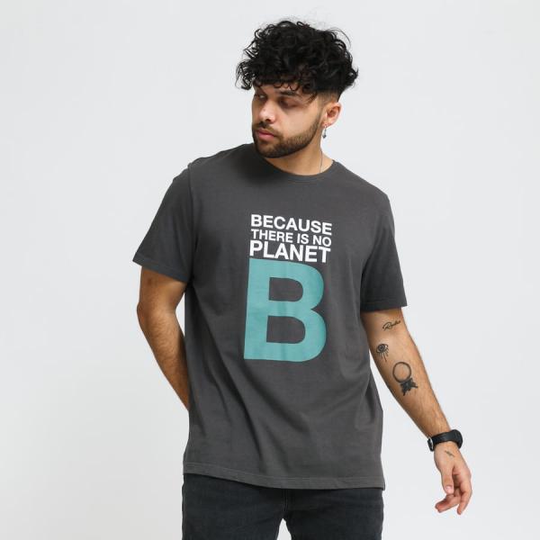 Tričko s krátkým rukávem Ecoalf M Nataalf Great B T-shirt tmavě šedé