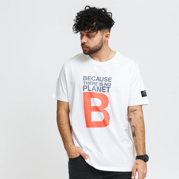 Tričko s krátkým rukávem Ecoalf M Nataalf Great B T-shirt bílé
