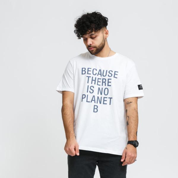 Tričko Ecoalf M Nataalf Classic Because T-shirt White M
