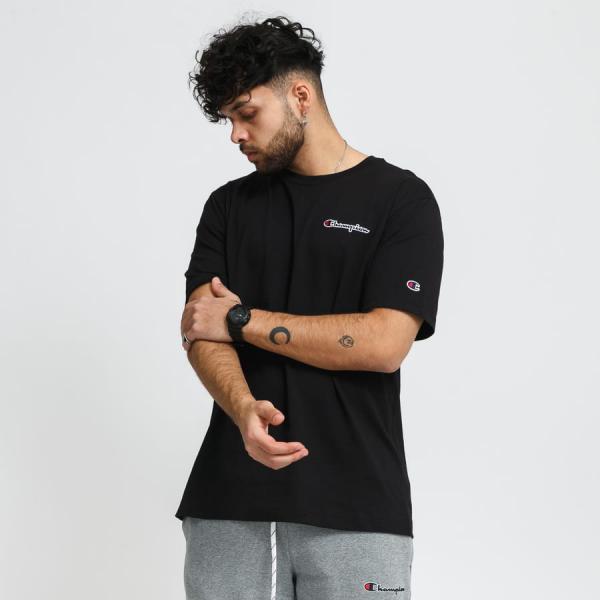 Tričko s krátkým rukávem Champion Athletic Jersey Combed Tee černé