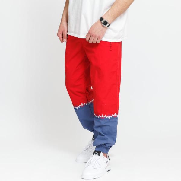 Šusťáky adidas Originals Slice Trefoil Track Pant červené / modré