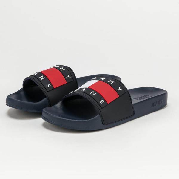 Pantofle Tommy Jeans Flag Pool Slide Tommy Jeans Flag Pool Slide twilight navy