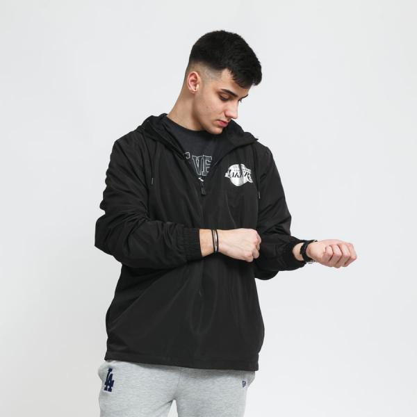 Větrovka New Era NBA Metalic Windbreaker LA Lakers černá