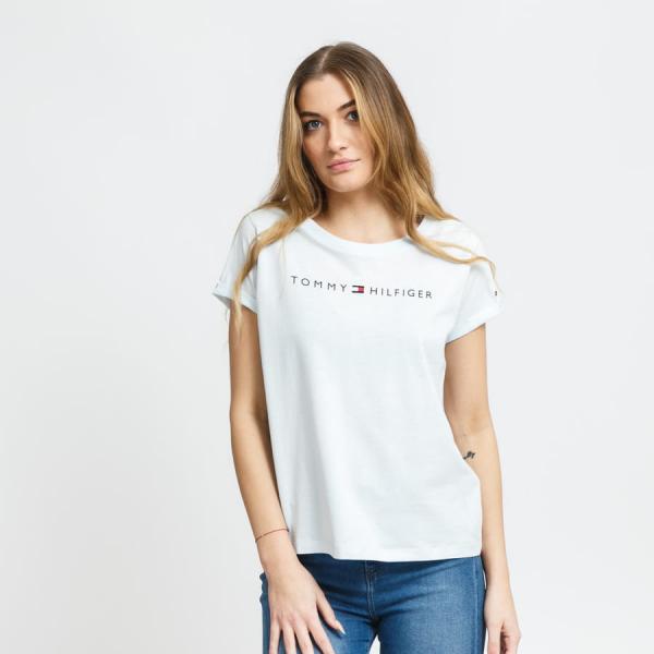 Dámské tričko Tommy Hilfiger RN Tee SS Logo světle modré