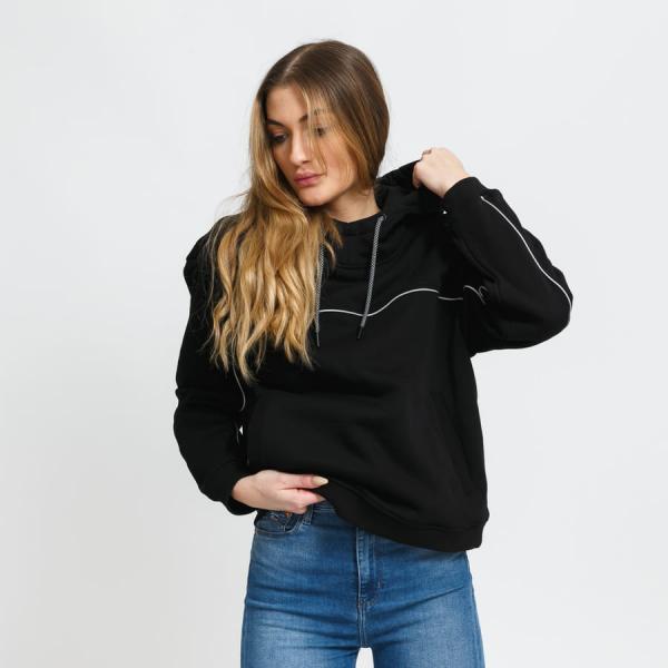 Dámská mikina Urban Classics Ladies Reflective Hoody Black