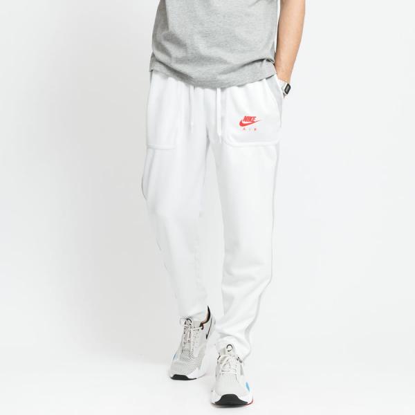 Tepláky Nike M NSW Air OH PK Pant White/ Grey