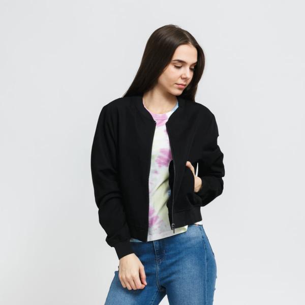 Dámský bomber Urban Classics Ladies Viscose Twill Blouson černá