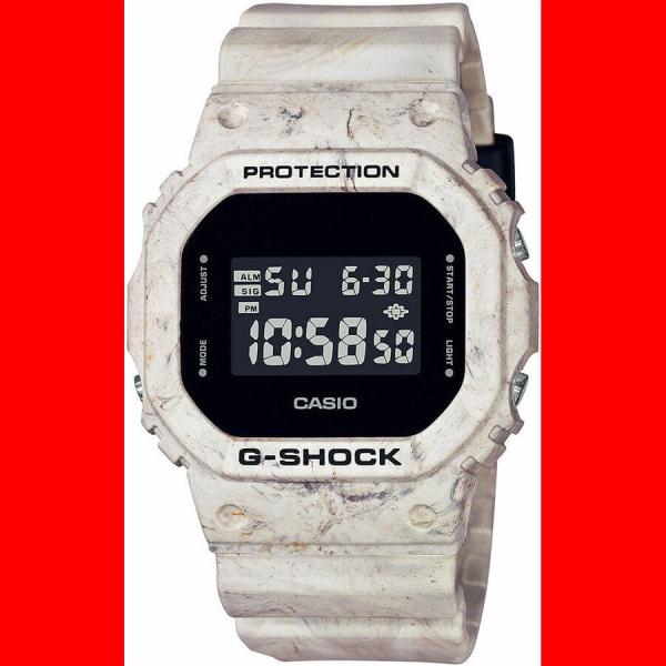 Hodinky Casio G-Shock DW 5600WM-5ER "Utility Wavy Marble Series" krémové