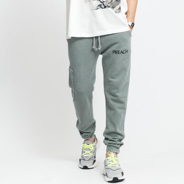 PREACH Stripe Pocket Sweatpants Blue