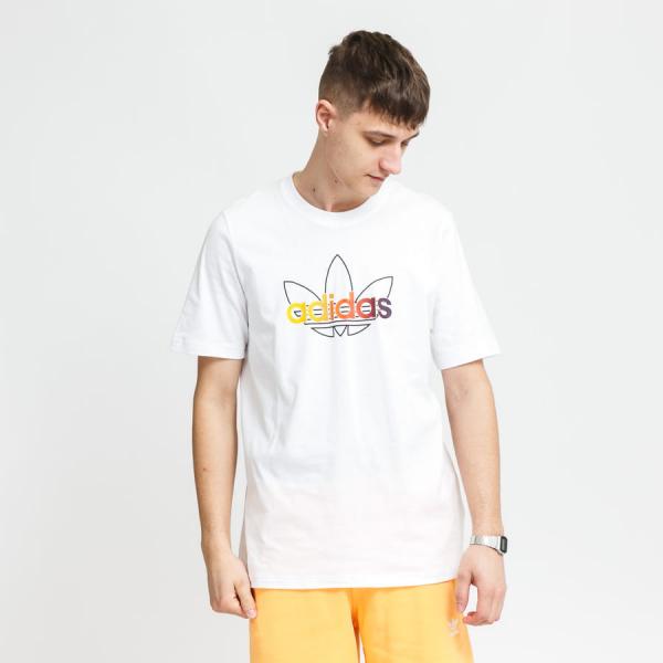 Tričko s krátkým rukávem adidas Originals SPRT Graphic Tee bílé