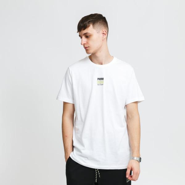 Tričko s krátkým rukávem Puma Helly Hansen Tee White