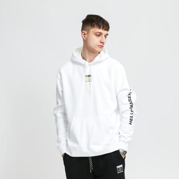 Mikina Puma X Helly Hansen Hoodie White