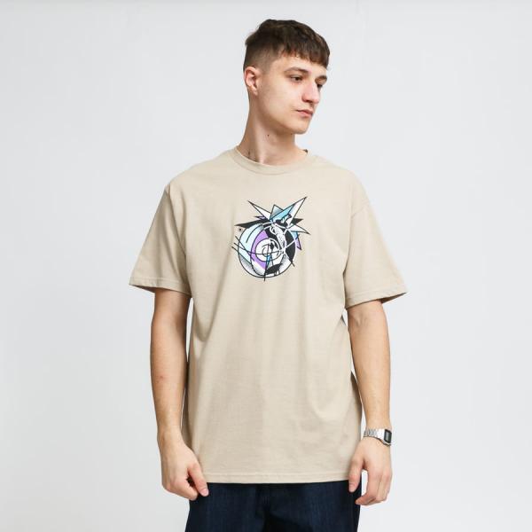 Tričko s krátkým rukávem The Hundreds Roy Adam Tee béžové