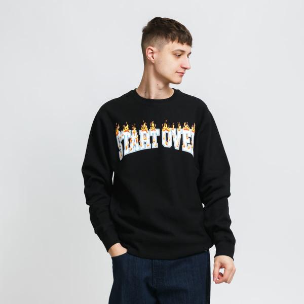Mikina The Hundreds Start Over Crewneck Black XL