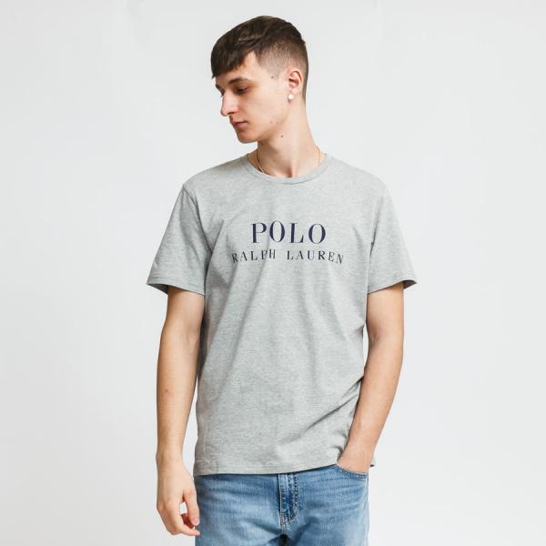 Tričko s krátkým rukávem Polo Ralph Lauren SS Crew Tee melange šedé