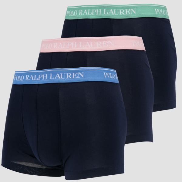 Polo Ralph Lauren 3Pack Classic Trunks navy / modré / růžové / zelené