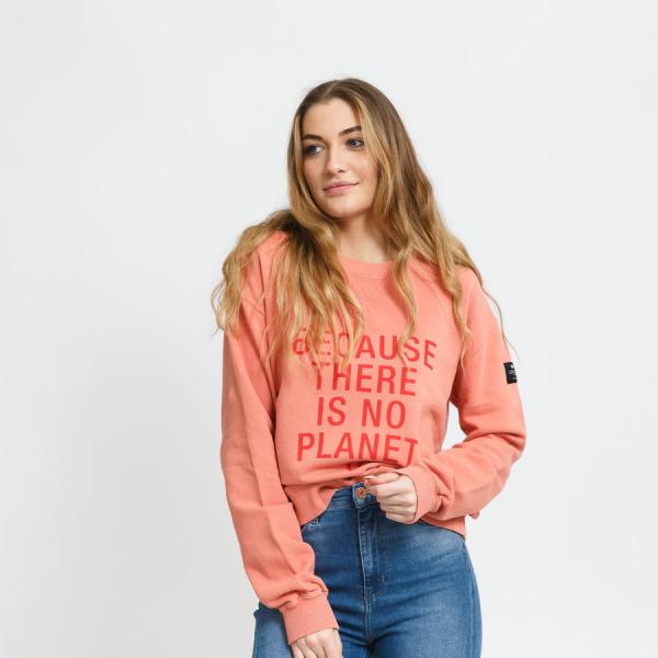 Dámská mikina Ecoalf W Because Sweatshirt oranžová