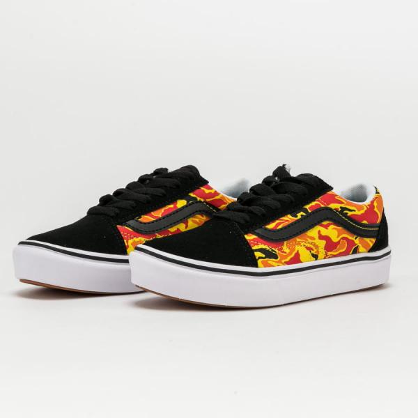 Vans Comfycush Old Skool (flame camo) black / true white