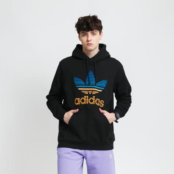 Mikina adidas Originals Trefoil Ombre Hoodie Black