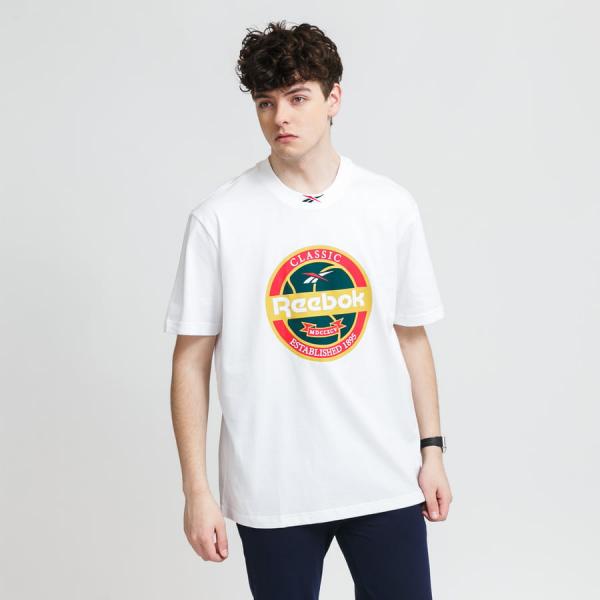 Tričko s krátkým rukávem Reebok Classics TS Graphic Tee White