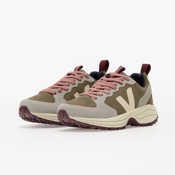 Veja WM Venturi Suede C/O kaki_sable_oxford - grey
