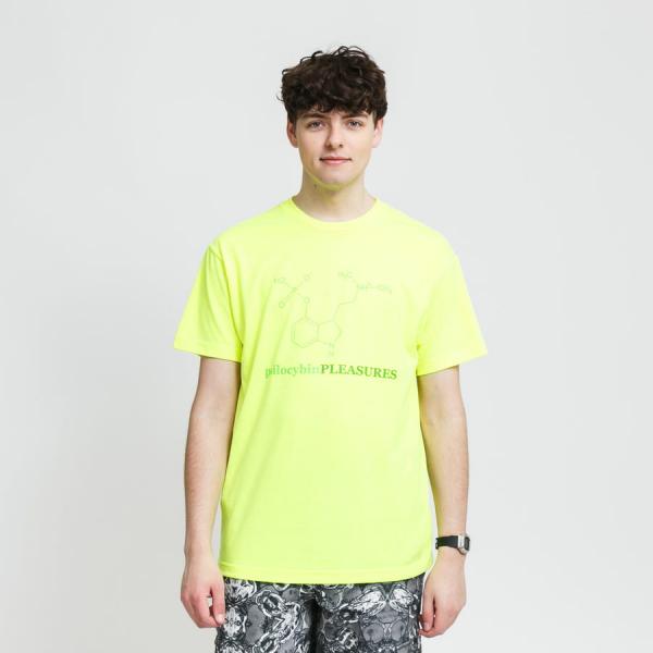 Tričko s krátkým rukávem PLEASURES Psilocybin Tee Yellow