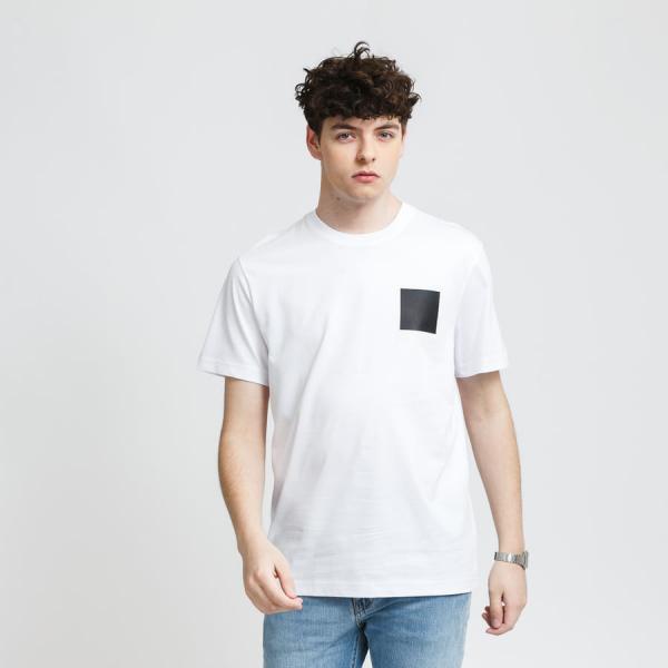 Tričko s krátkým rukávem LACOSTE x Polaroid Breathable Thermosensitive Badge T-shirt White