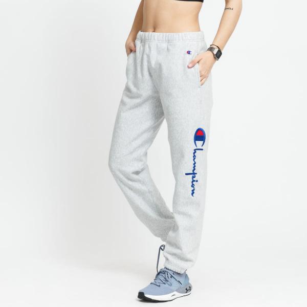 Tepláky Champion Elastic Cuff Pants melange šedé