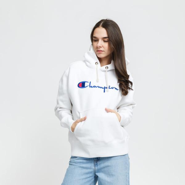 Dámská mikina Champion Hooded Sweatshirt bílá