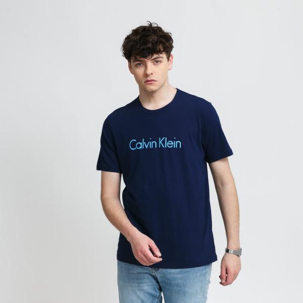 Tričko s krátkým rukávem Calvin Klein Crew Neck Navy