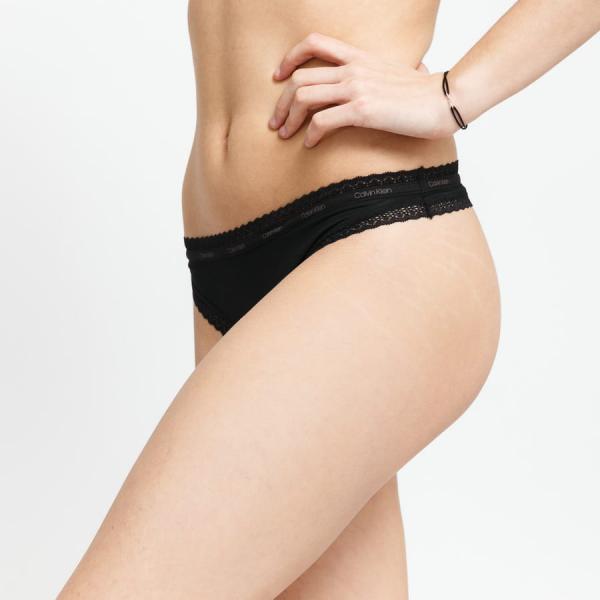 Kalhotky Calvin Klein Thong 3Pack C/O Black/ White/ Beige