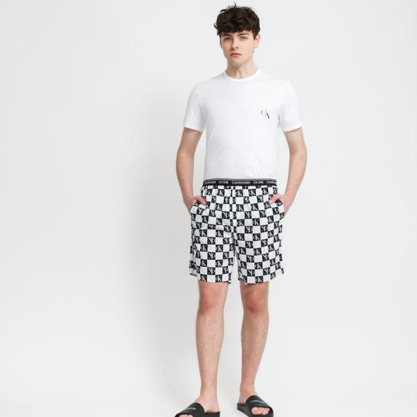 ´Pánské pyžamo Calvin Klein CK ONE SS Short Set bílé / černé