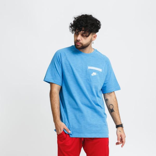 Tričko s krátkým rukávem Nike M NSW Me SS Lightweight Top Blue