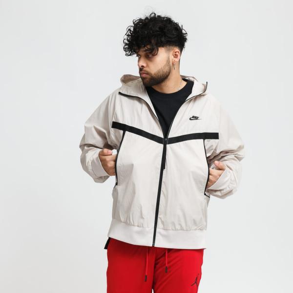 Větrovka Nike M NSW Woven Windrunner Hooded Jacket Creamy