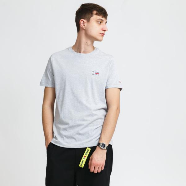 Tričko s krátkým rukávem TOMMY JEANS M Chest Logo Tee Grey