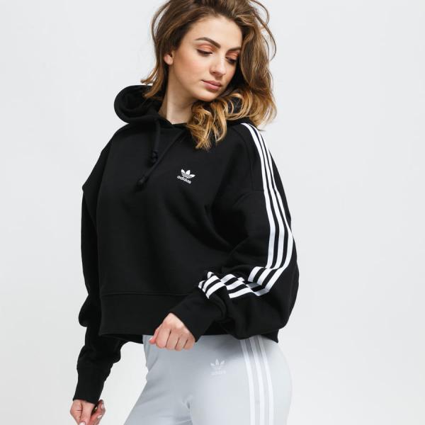 adidas Originals Short Hoodie Black