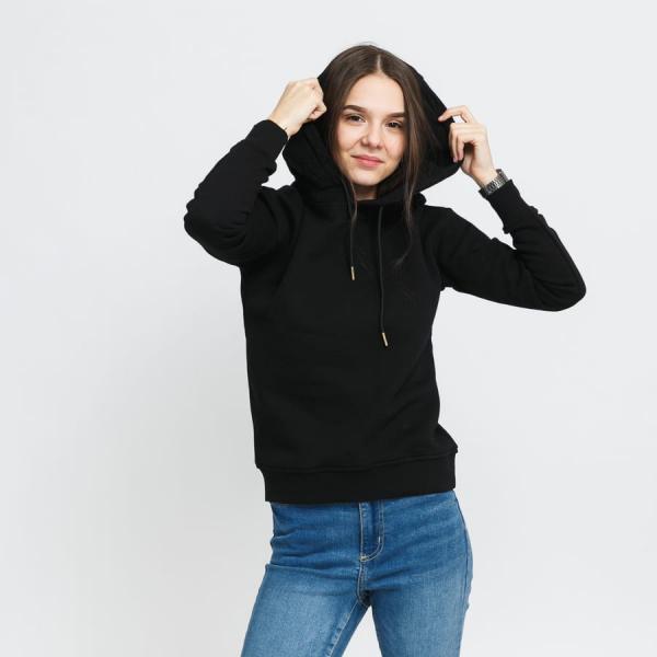 Mikina Urban Classics Ladies Organic Hoody Black XS