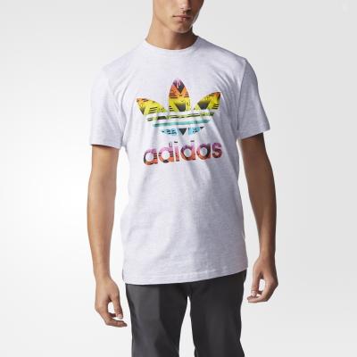adidas Originals Trefoil Tee Light Grey
