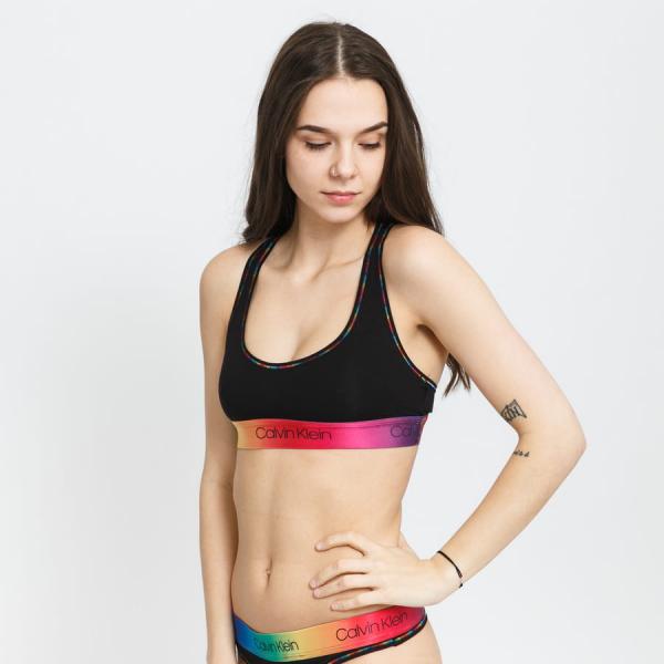 Podprsenka Calvin Klein Pride Unlined Bralette černé