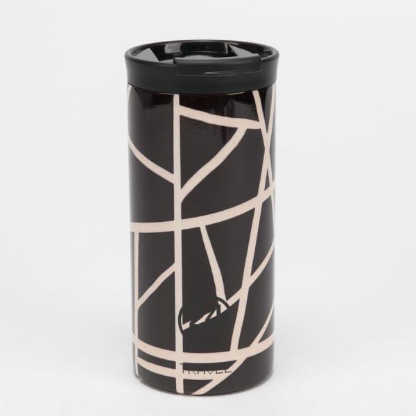 Lahev na vodu 24Bottles® Travel Tumbler 600ml černá / krémová
